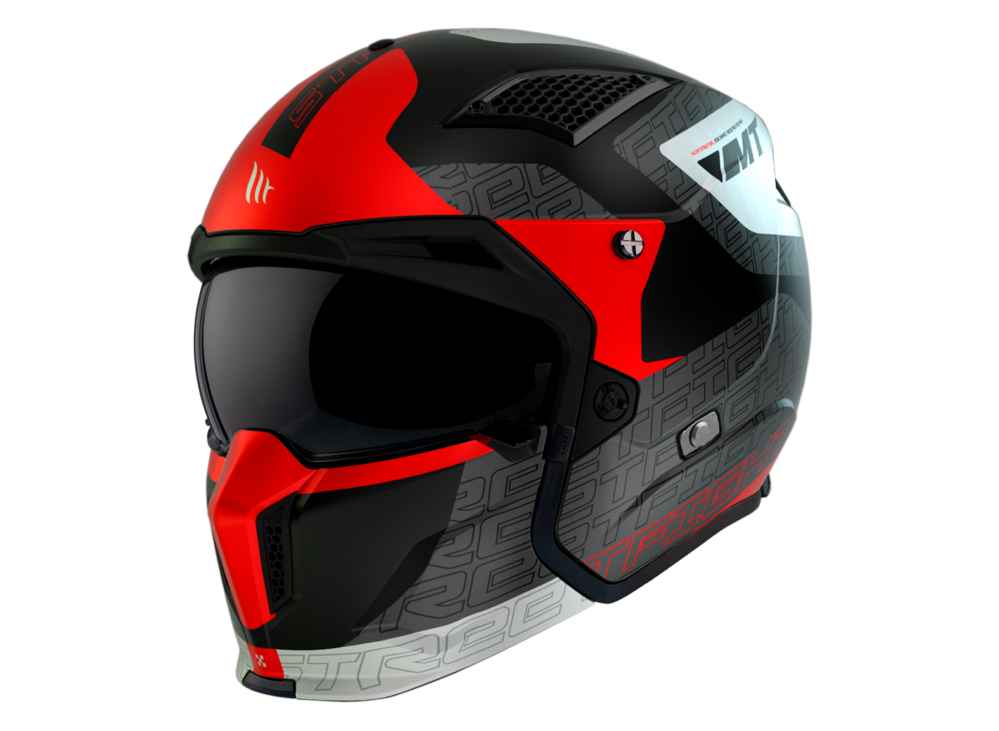 CASCO MT STREETFIGHTER SV S TOTEM B15 ROJO PERLA MATE