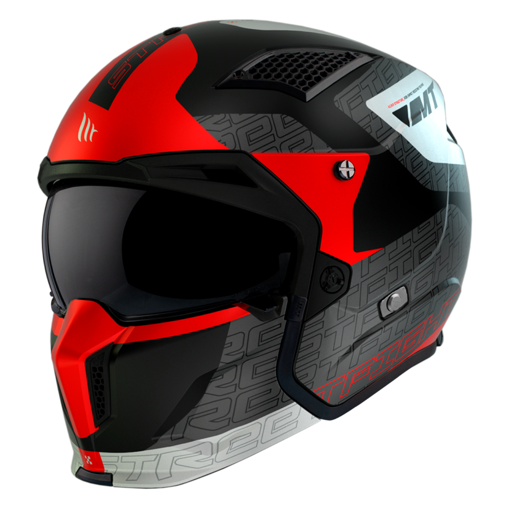 CASCO MT STREETFIGHTER SV S TOTEM B15 ROJO PERLA MATE