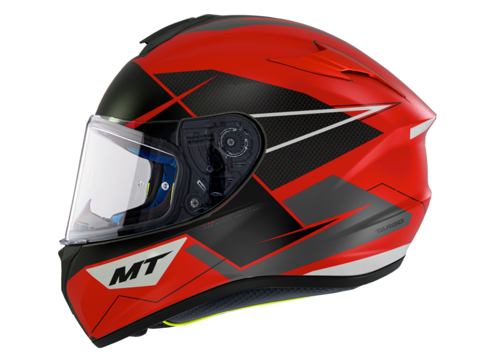 CASCO MT TARGO PRO PODIUM D5 ROJO BRILLO - Imagen 2