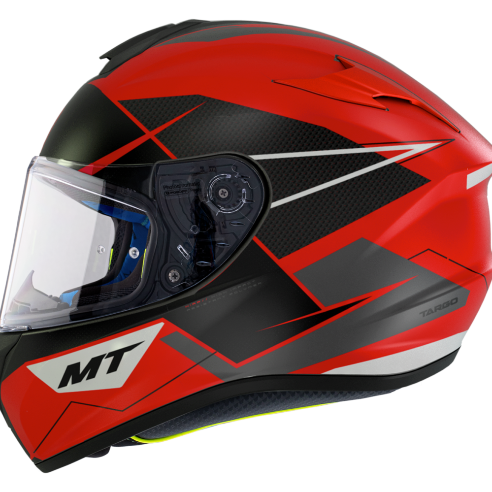 CASCO MT TARGO PRO PODIUM D5 ROJO BRILLO