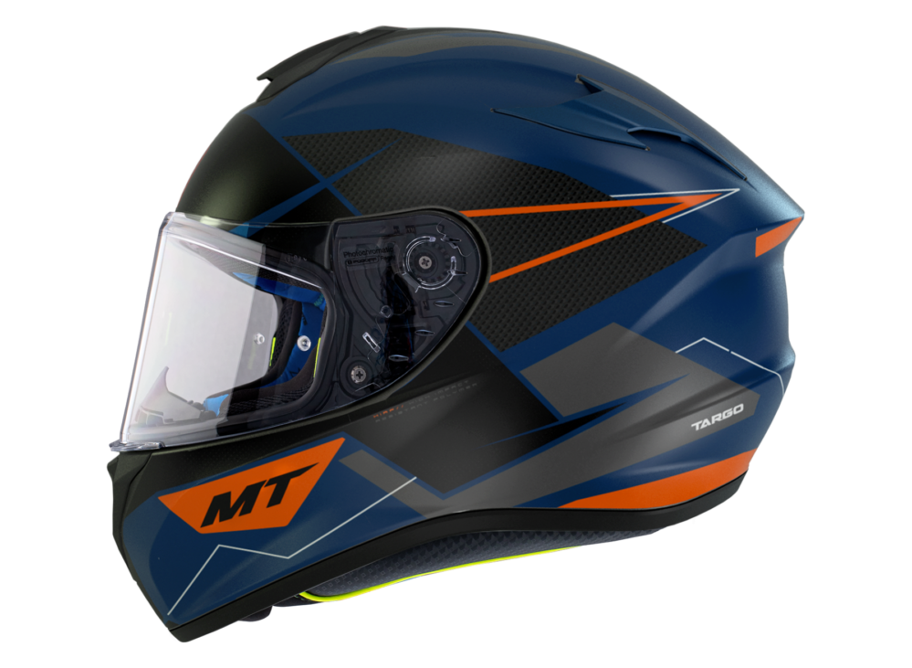 CASCO MT TARGO PODIUM D7 AZUL BRILLO - Imagen 2