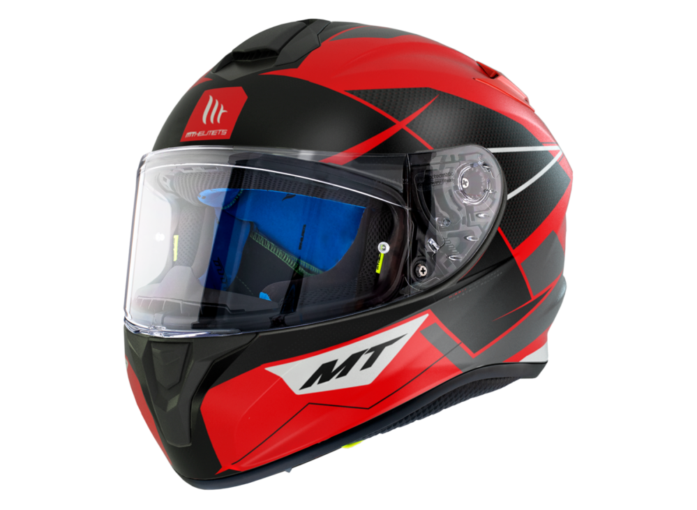 CASCO MT TARGO PRO PODIUM D5 ROJO BRILLO