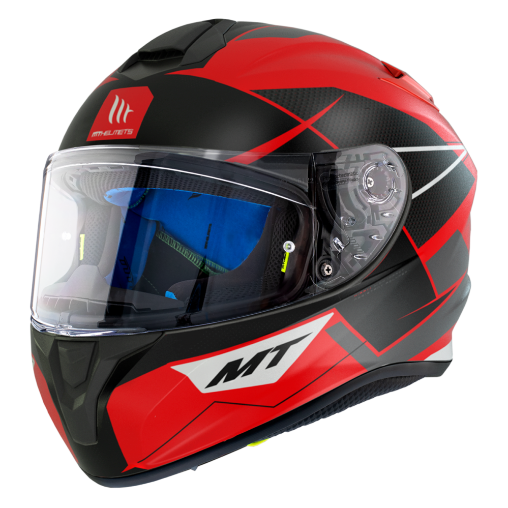 CASCO MT TARGO PRO PODIUM D5 ROJO BRILLO