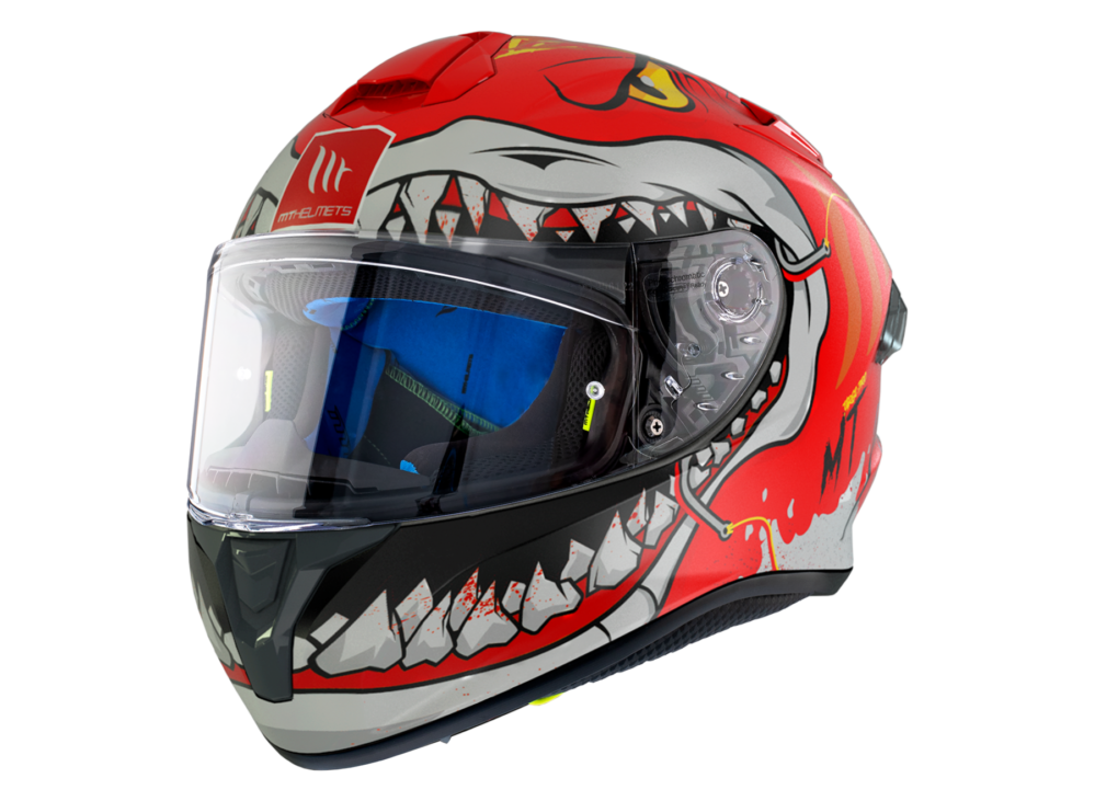 CASCO MT TARGO PRO SHARKY C5 ROJO MATE