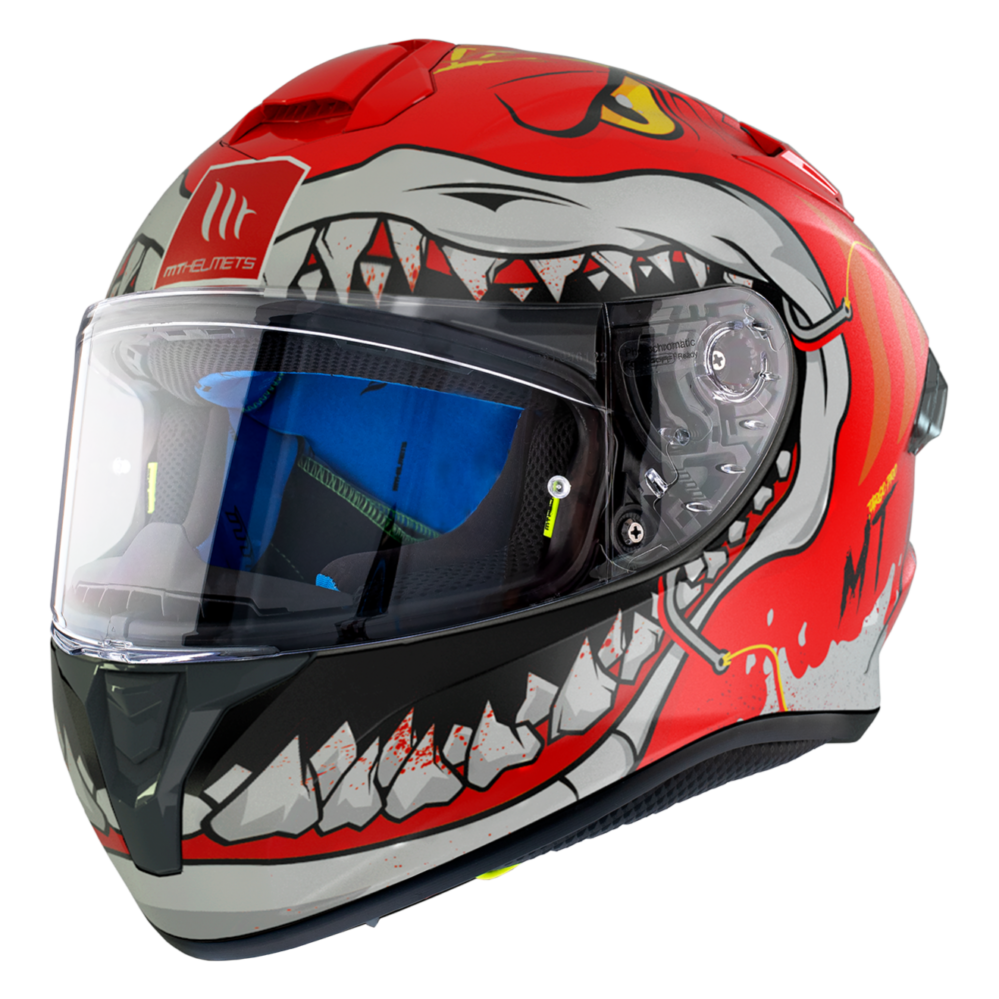 CASCO MT TARGO PRO SHARKY C5 ROJO MATE