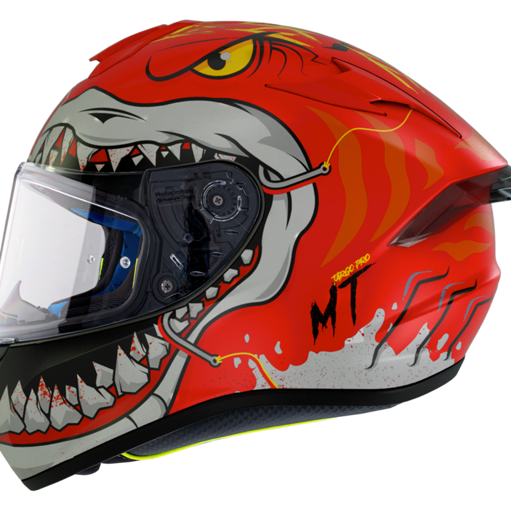 CASCO MT TARGO PRO SHARKY C5 ROJO MATE