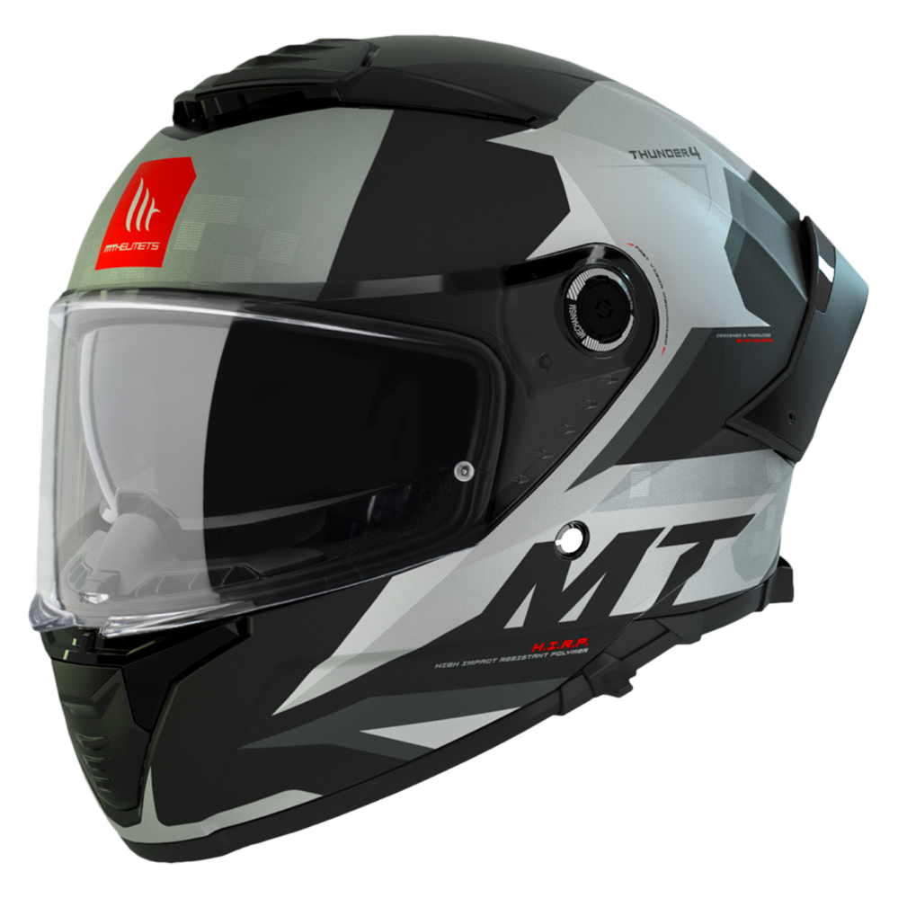 CASCO MT THUNDER 4 SV EXEO C2 TITANIO PERLA BRILLO