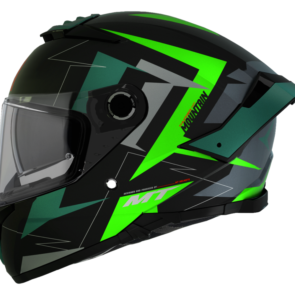 CASCO MT THUNDER 4 SV MOUNTAIN B6 VERDE FLUOR MATE