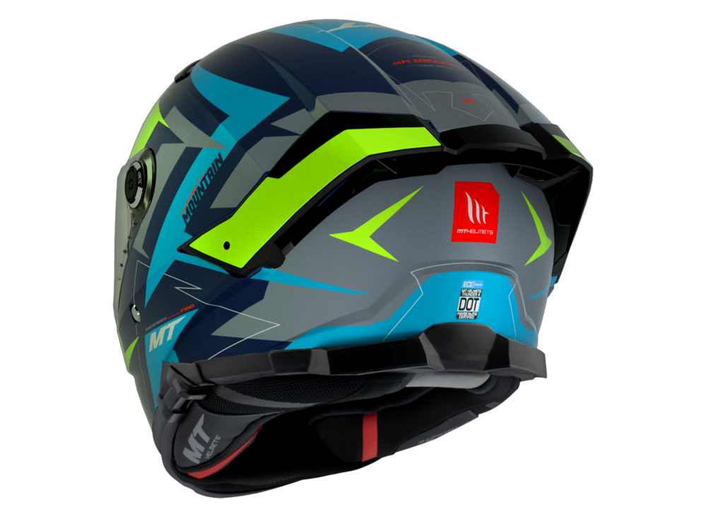 CASCO MT THUNDER 4 SV MOUNTAIN C7 AZUL MATE - Imagen 4