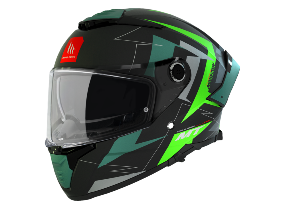 CASCO MT THUNDER 4 SV MOUNTAIN B6 VERDE FLUOR MATE