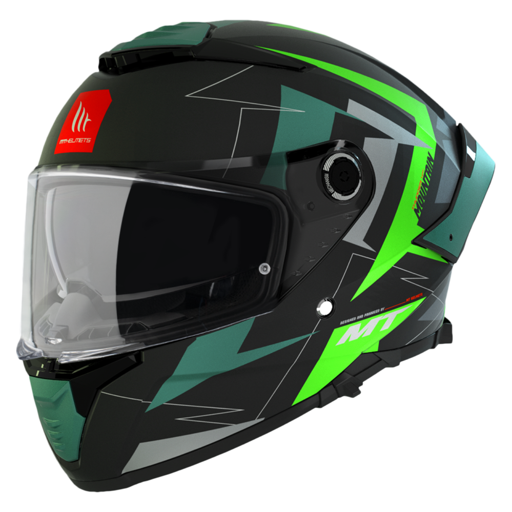 CASCO MT THUNDER 4 SV MOUNTAIN B6 VERDE FLUOR MATE