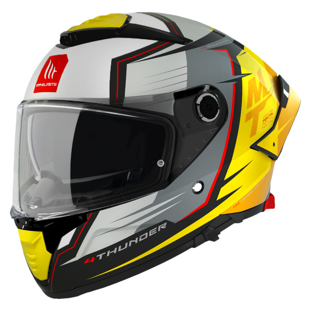 CASCO MT THUNDER 4 SV PENTAL B3 AMARILLO BRILLO