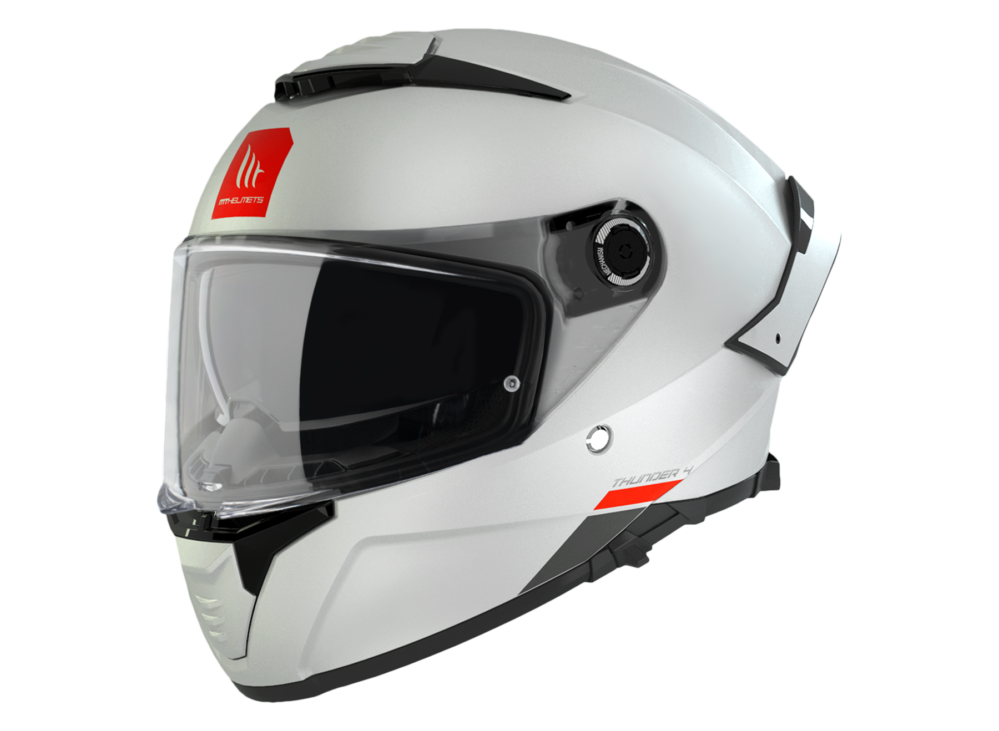 CASCO MT THUNDER 4 SV A0 BLANCO PERLA BRILLO