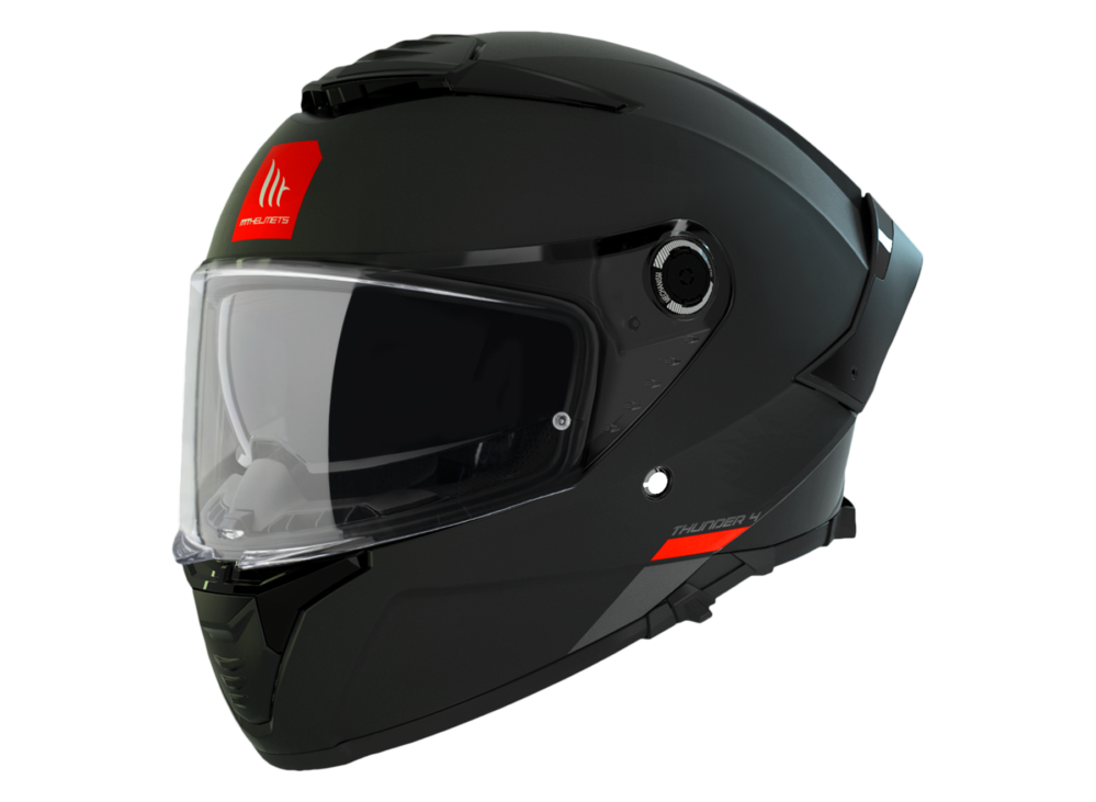 CASCO MT THUNDER 4 SV A1 NEGRO MATE