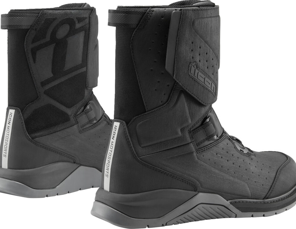 BOTAS ICON ALCAN WP CE NEGRO