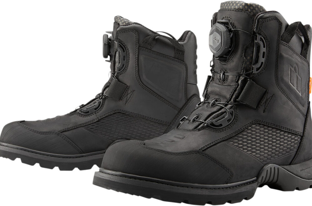 BOTAS ICON STORMHAWK NEGRO