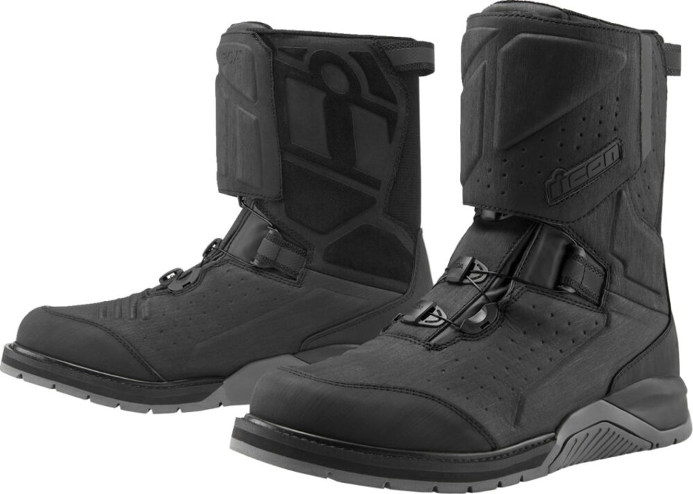 BOTAS ICON ALCAN WP CE NEGRO