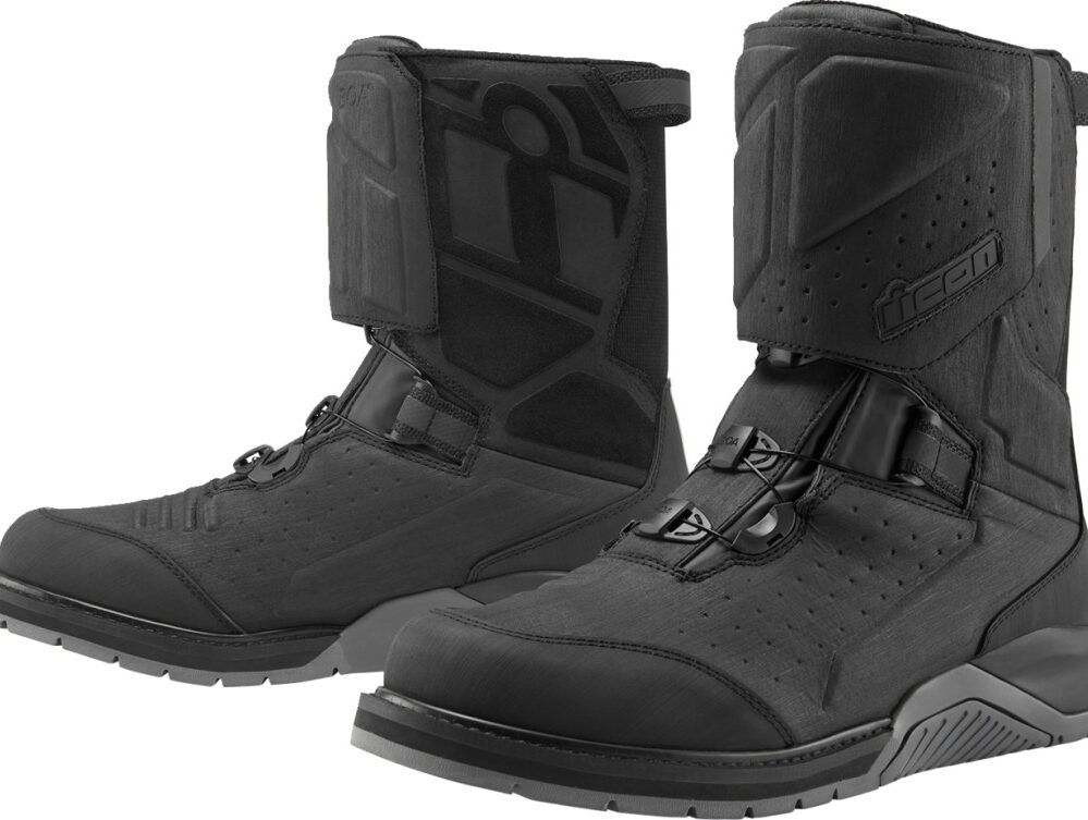 BOTAS ICON ALCAN WP CE NEGRO