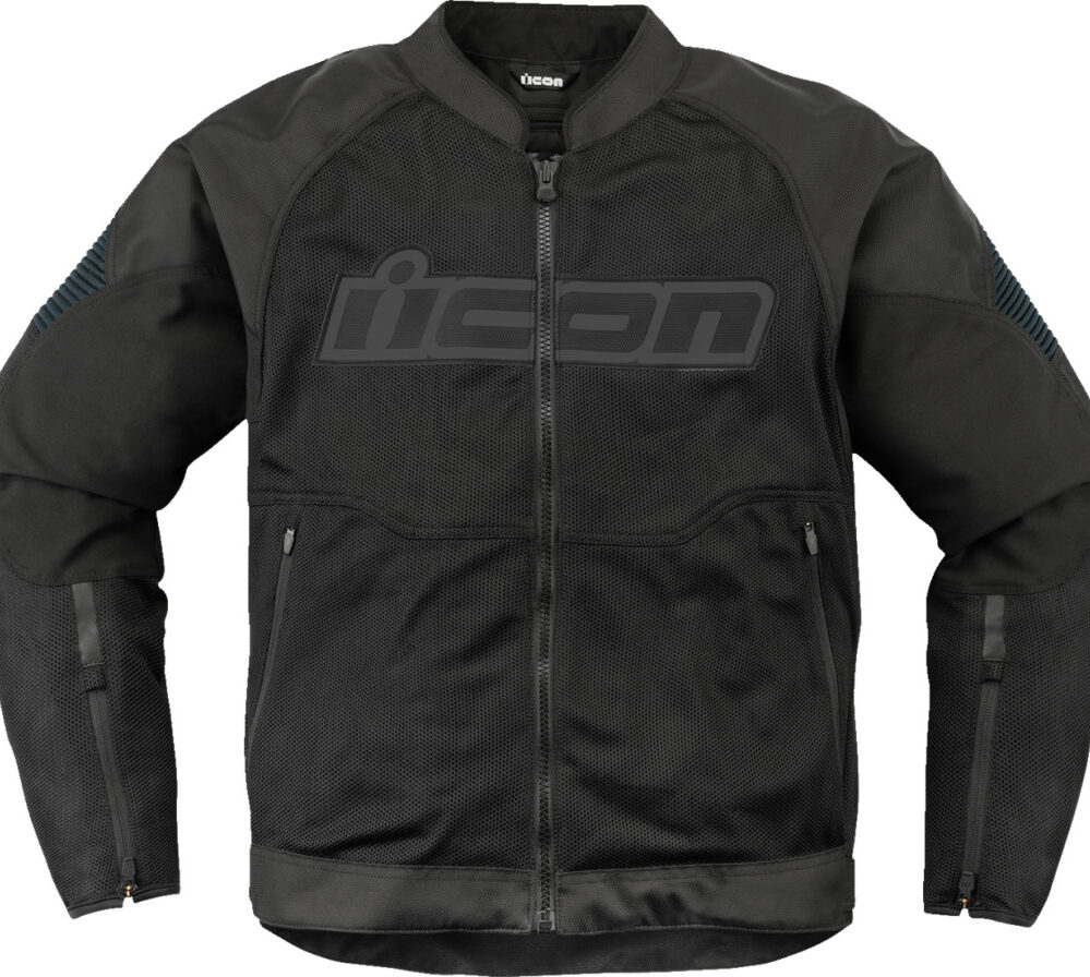 CHAQUETA ICON OVERLORD3 MESH NEGRO