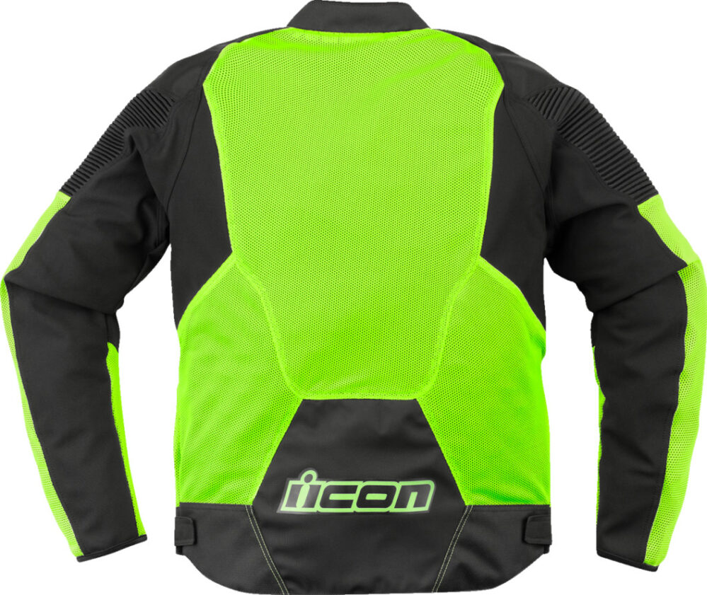 CHAQUETA ICON OVERLORD3 MESH FLUORESCENTE AMARILLO - Imagen 2