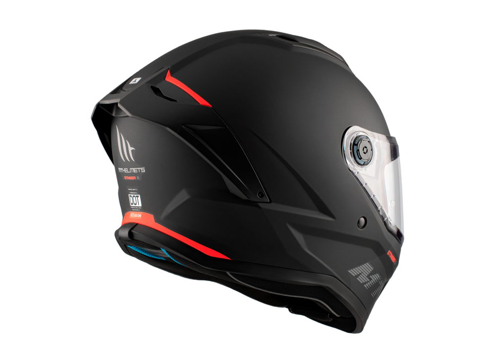 CASCO MT STINGER 2 A1 NEGRO MATE - Imagen 6