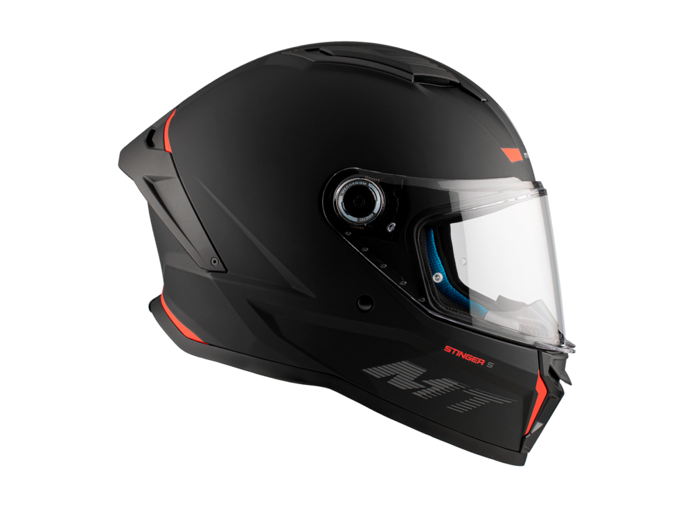 CASCO MT STINGER 2 A1 NEGRO MATE - Imagen 3