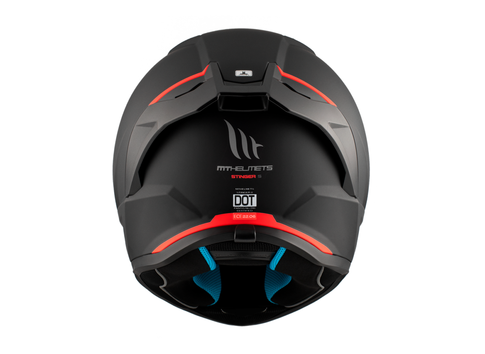 CASCO MT STINGER 2 A1 NEGRO MATE - Imagen 5