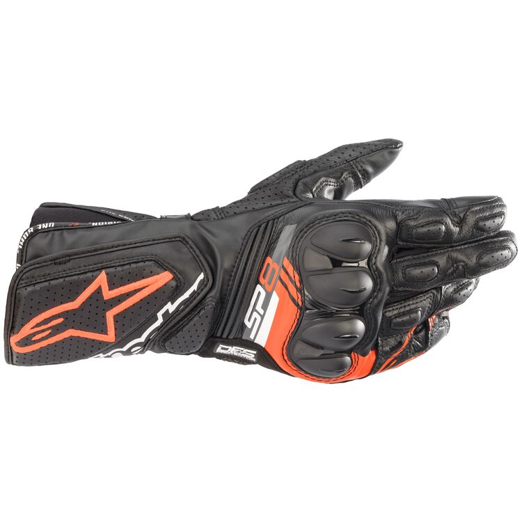 ALPINESTARS SP8 ORIGINAL BLACK/FLUO RED