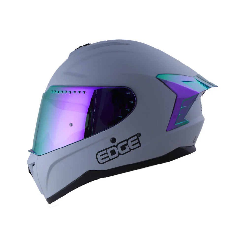 CASCO EDGE EXTREME GRIS PURPURA