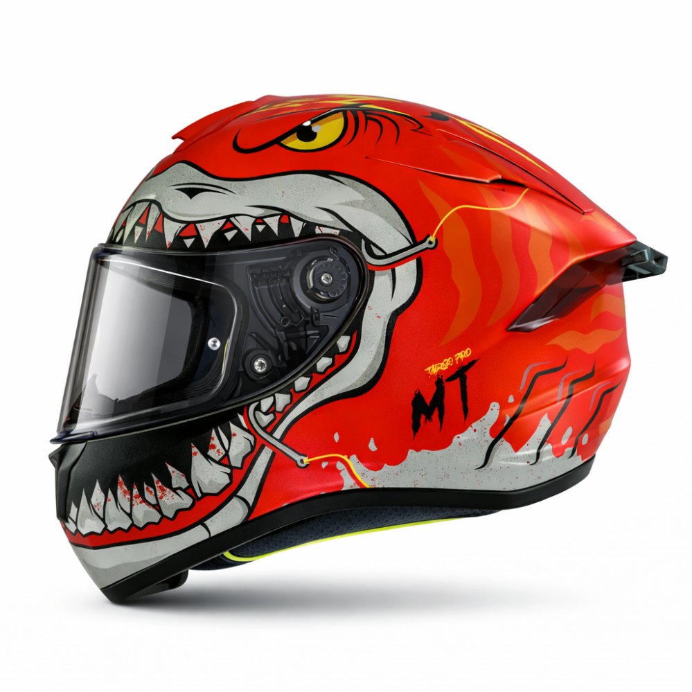 CASCO MT TARGO PRO SHARKY B7 ROJO
