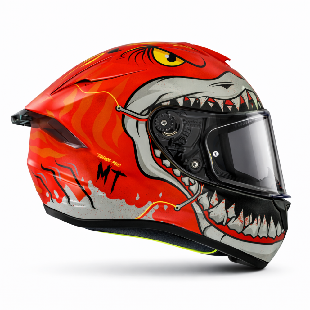 CASCO MT TARGO PRO SHARKY B7 ROJO