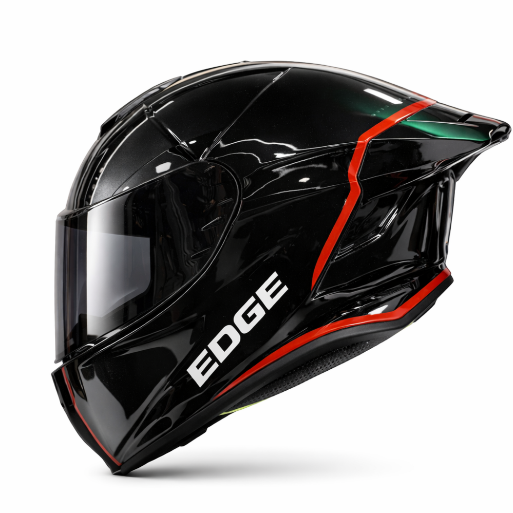 CASCO EDGE SHANGHAI RUSH NEGRO BRILLANTE