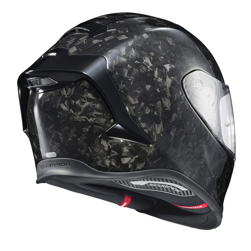 CASCO SCORPION EXO R1 SOLID ONYX CARBONO - Imagen 4