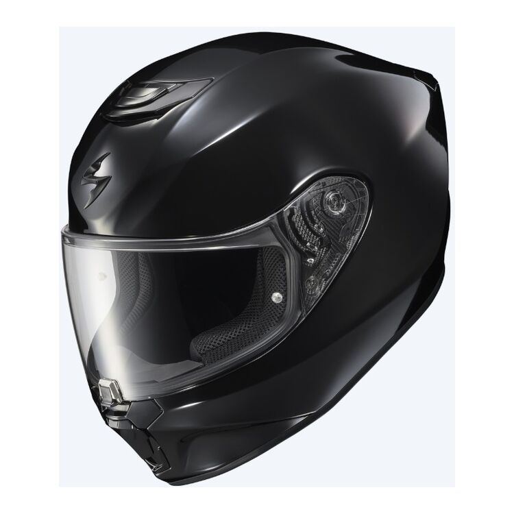 CASCO SCORPION EXO R330 NEGRO BRILLO