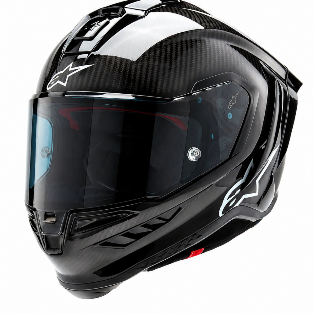 CASCO ALPINESTARS SUPERTECH R10 NEGRO CARBÓN