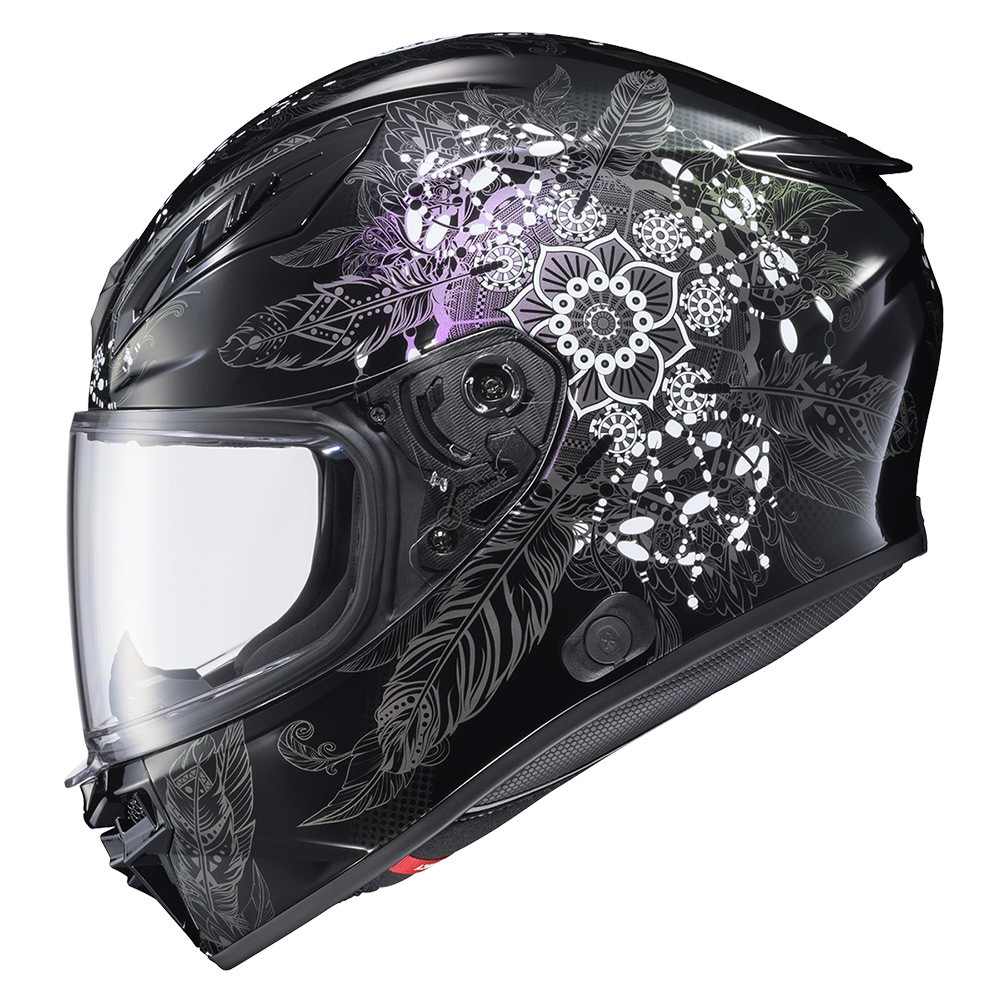 CASCO SCORPION EXO R430 CUTLASS MANITOU NEGRO BRILLO