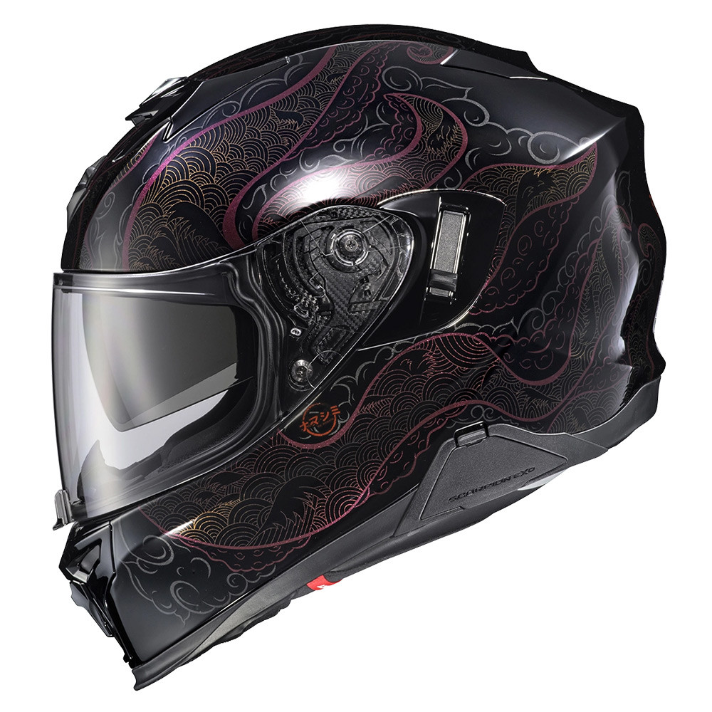 CASCO SCORPION EXO T520 NAMA SHIMI NEGRO CAMALEON