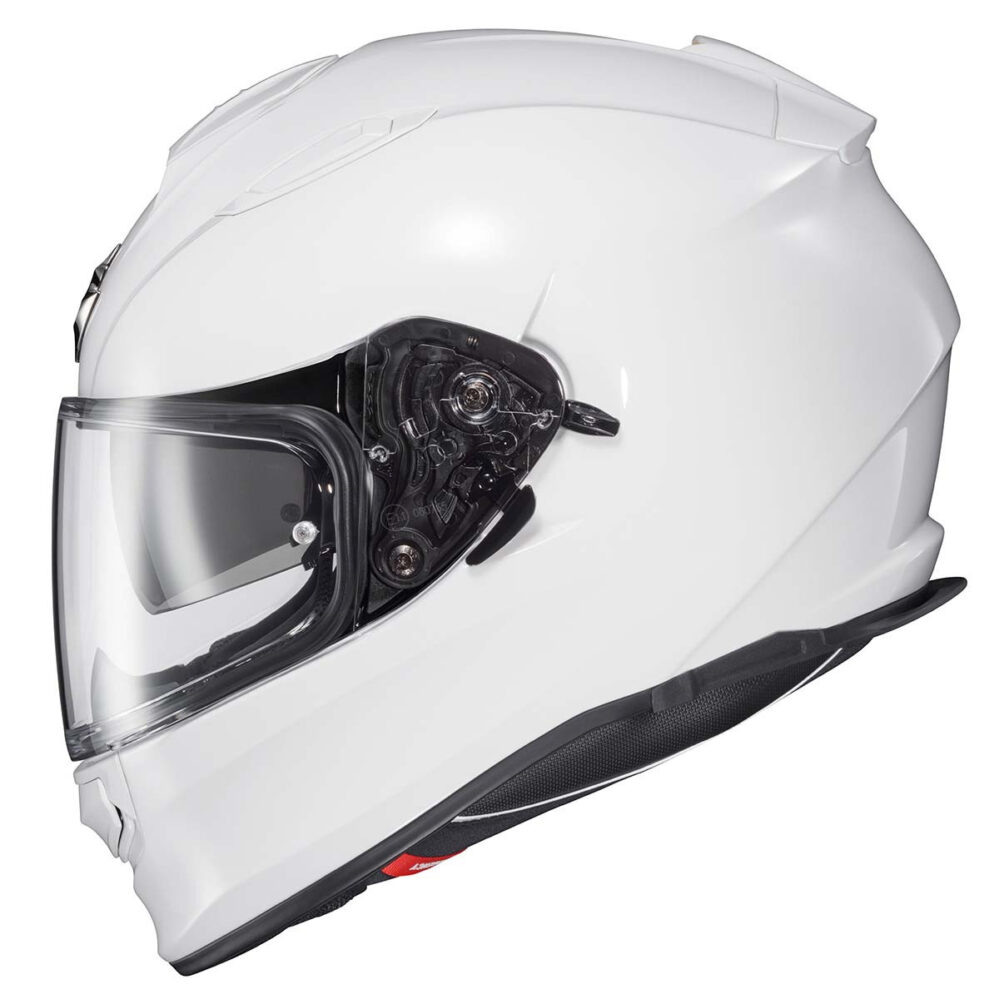 CASCO SCORPION RYZER SOLID BLANCO BRILLO