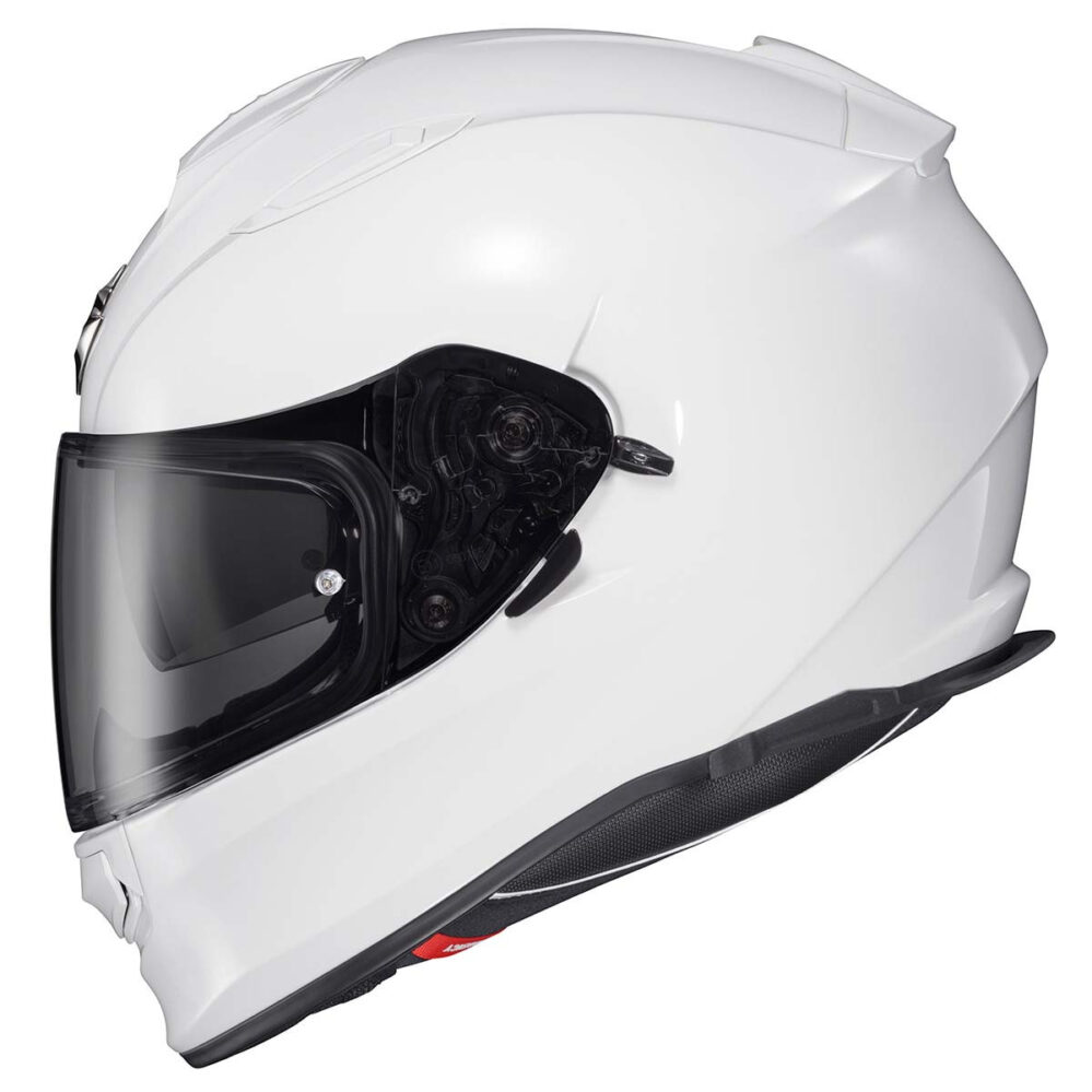 CASCO SCORPION RYZER SOLID BLANCO BRILLO