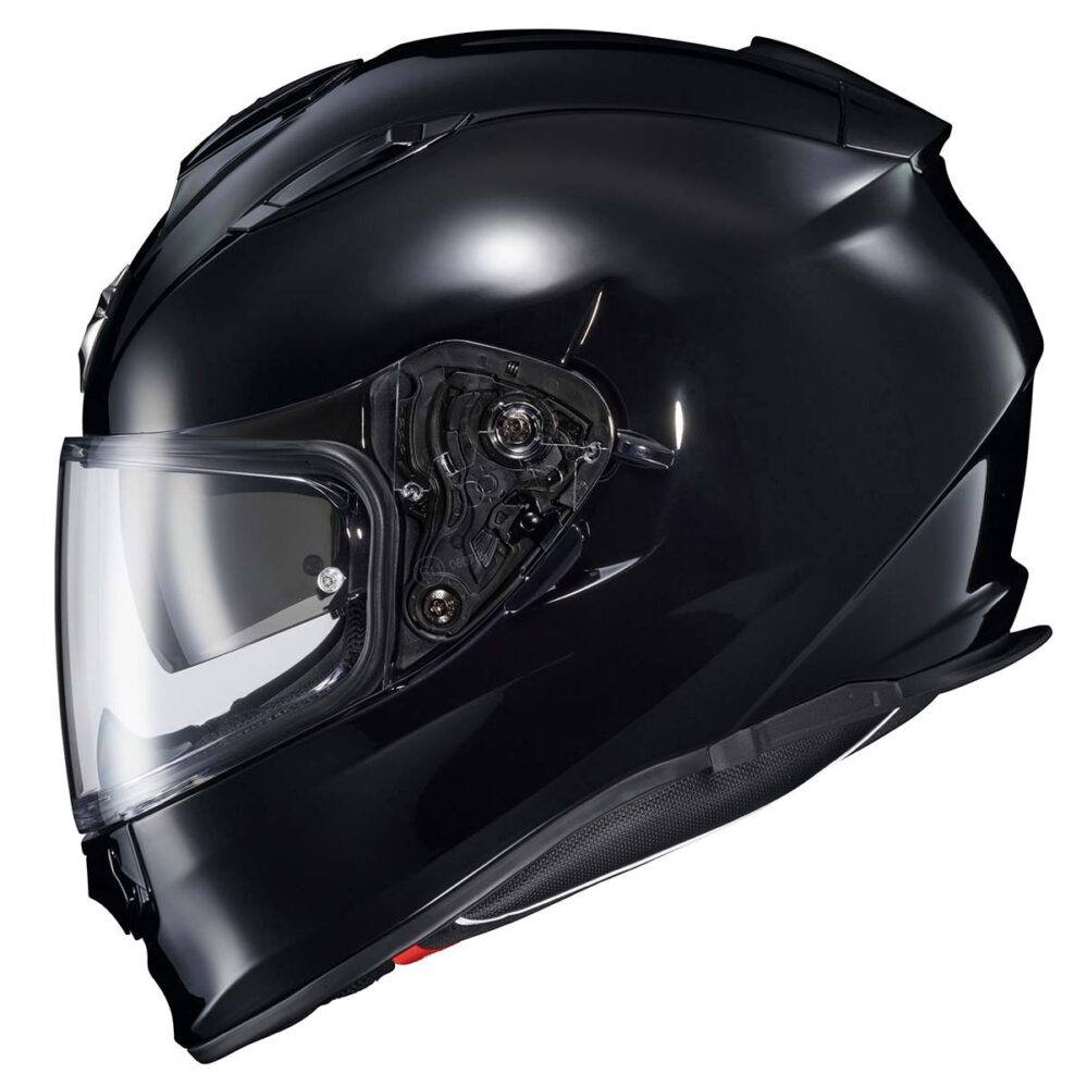CASCO SCORPION RYZER SOLID NEGRO BRILLO