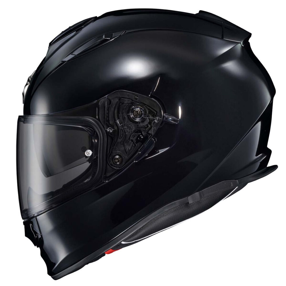 CASCO SCORPION RYZER SOLID NEGRO BRILLO