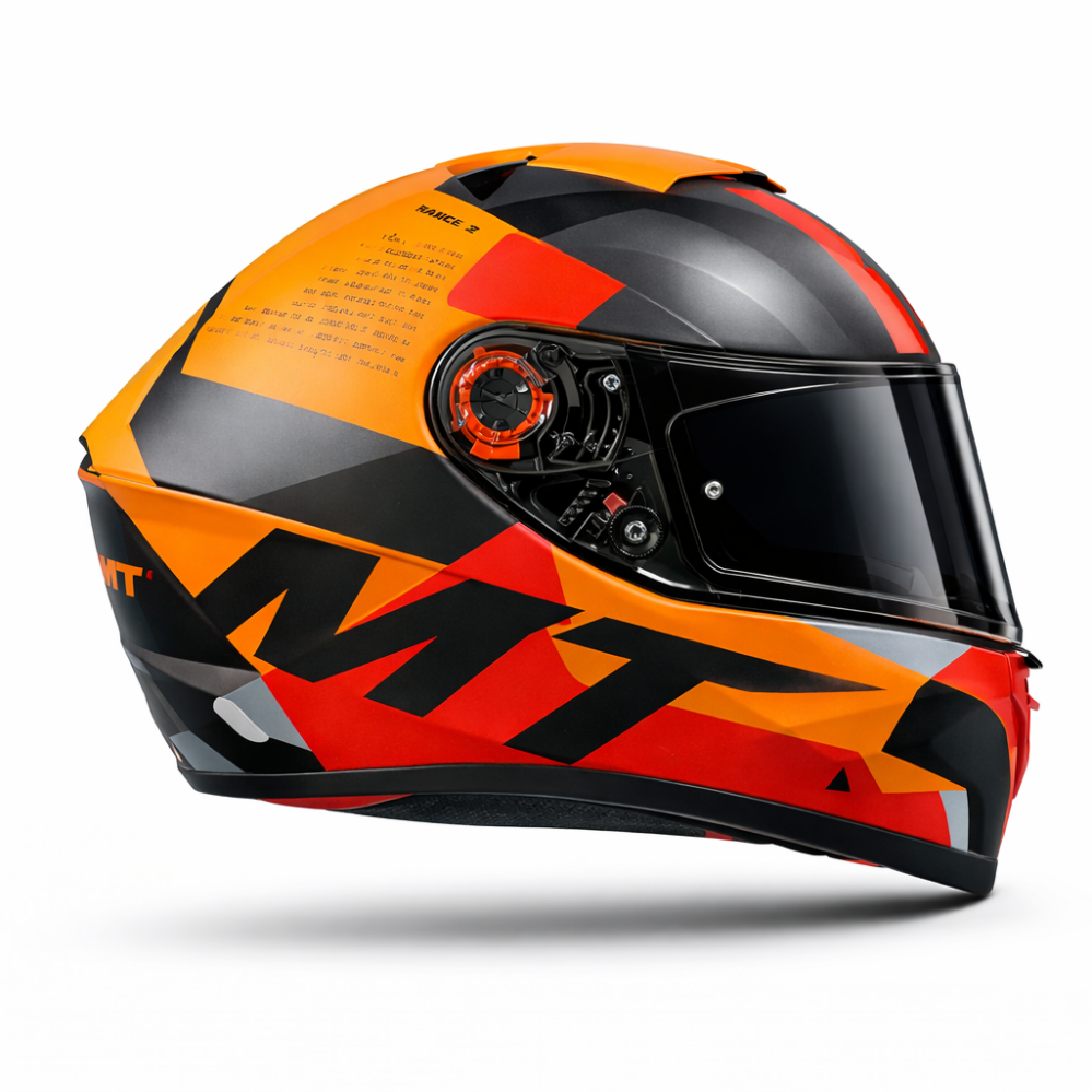 CASCO MT BLADE 2 SV FADE MATE NARANJA