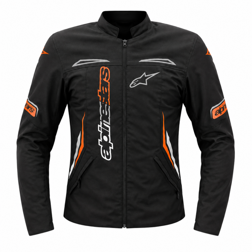 CHAQUETA ROBOTINA CON PROTECCIONES ALPINESTARS NARANJA