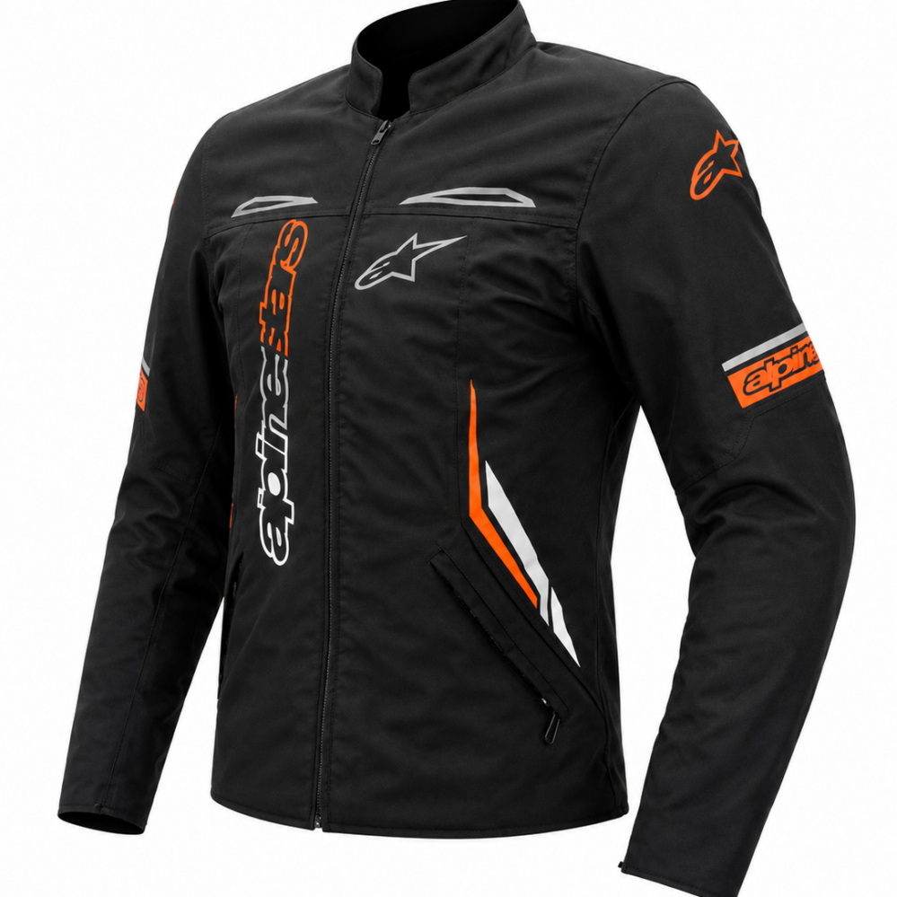 CHAQUETA ROBOTINA CON PROTECCIONES ALPINESTARS NARANJA