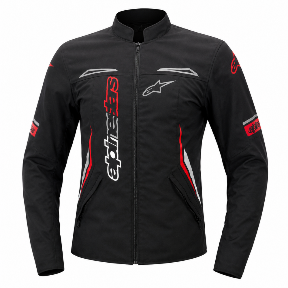 CHAQUETA ROBOTINA CON PROTECCIONES ALPINESTARS ROJO