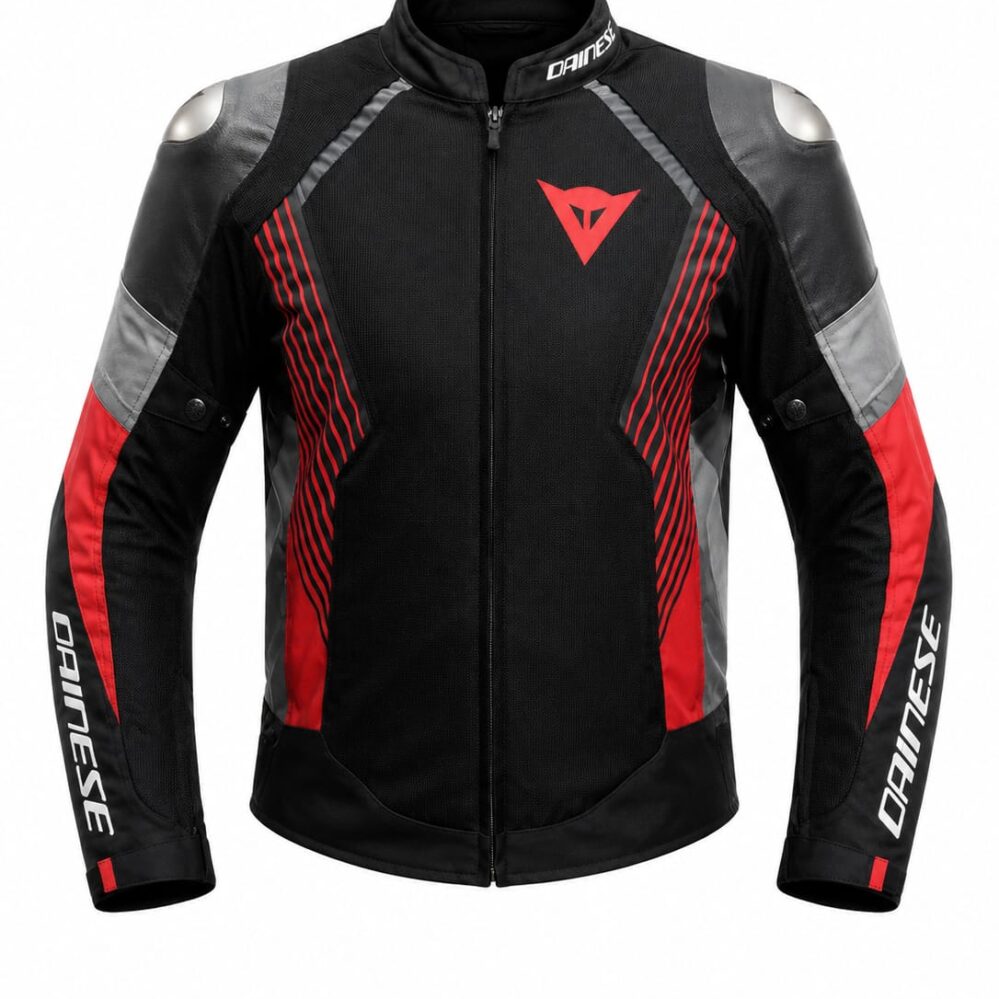 CHAQUETA SUPERAIDER 2 ABSOLUTESHELL ROJA NEGRA