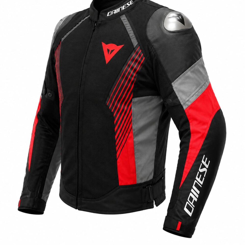 CHAQUETA SUPERAIDER 2 ABSOLUTESHELL ROJA NEGRA
