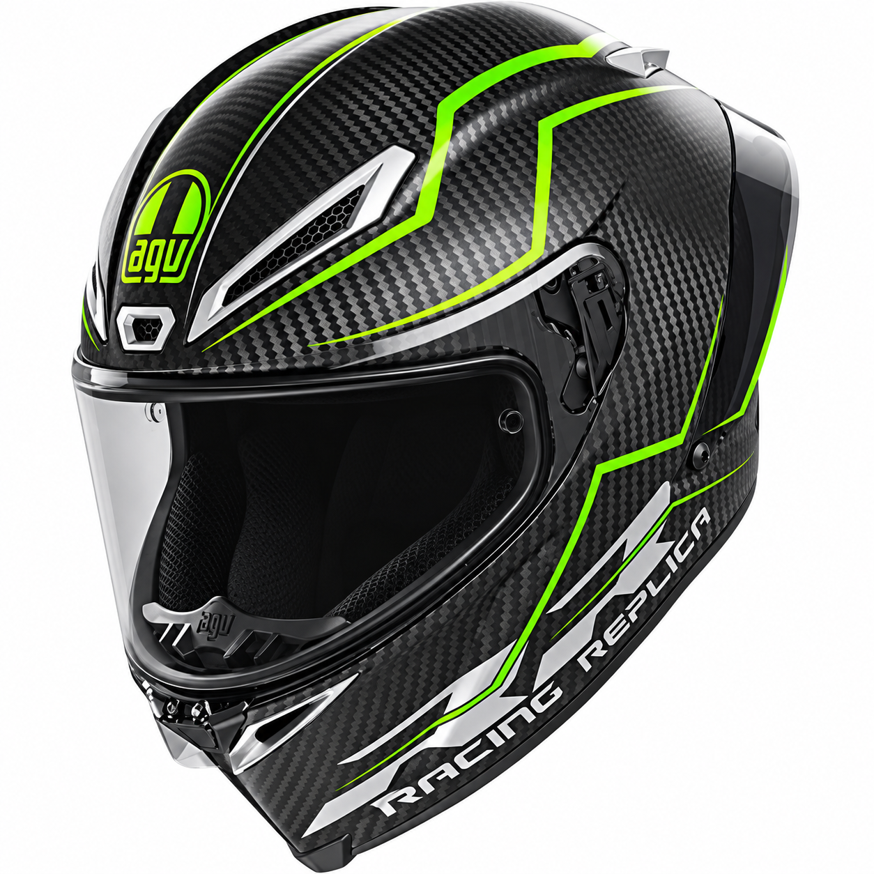 Casco AGV Pista GP RR Performante Carbon Green - Imagen 2