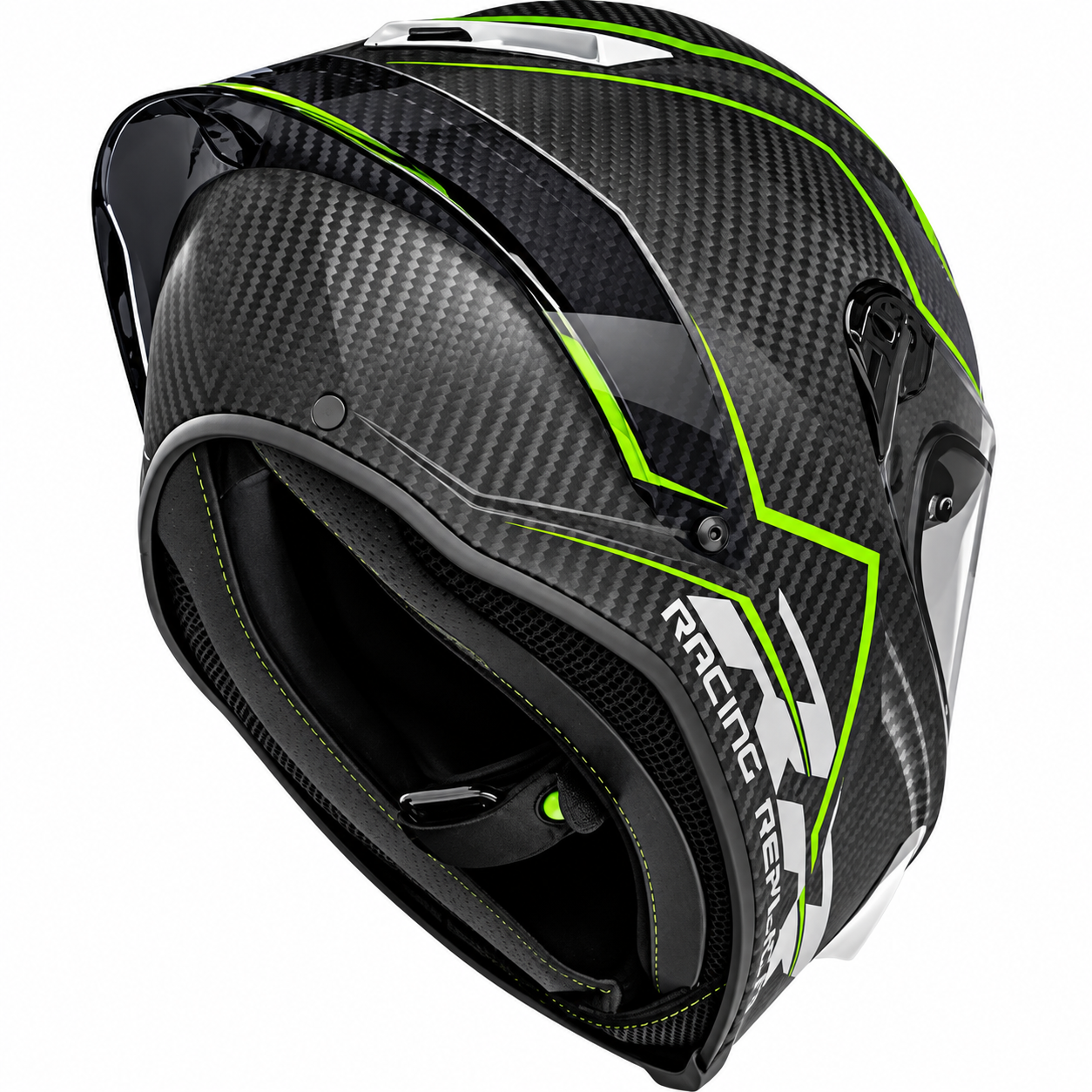 Casco AGV Pista GP RR Performante Carbon Green - Imagen 3
