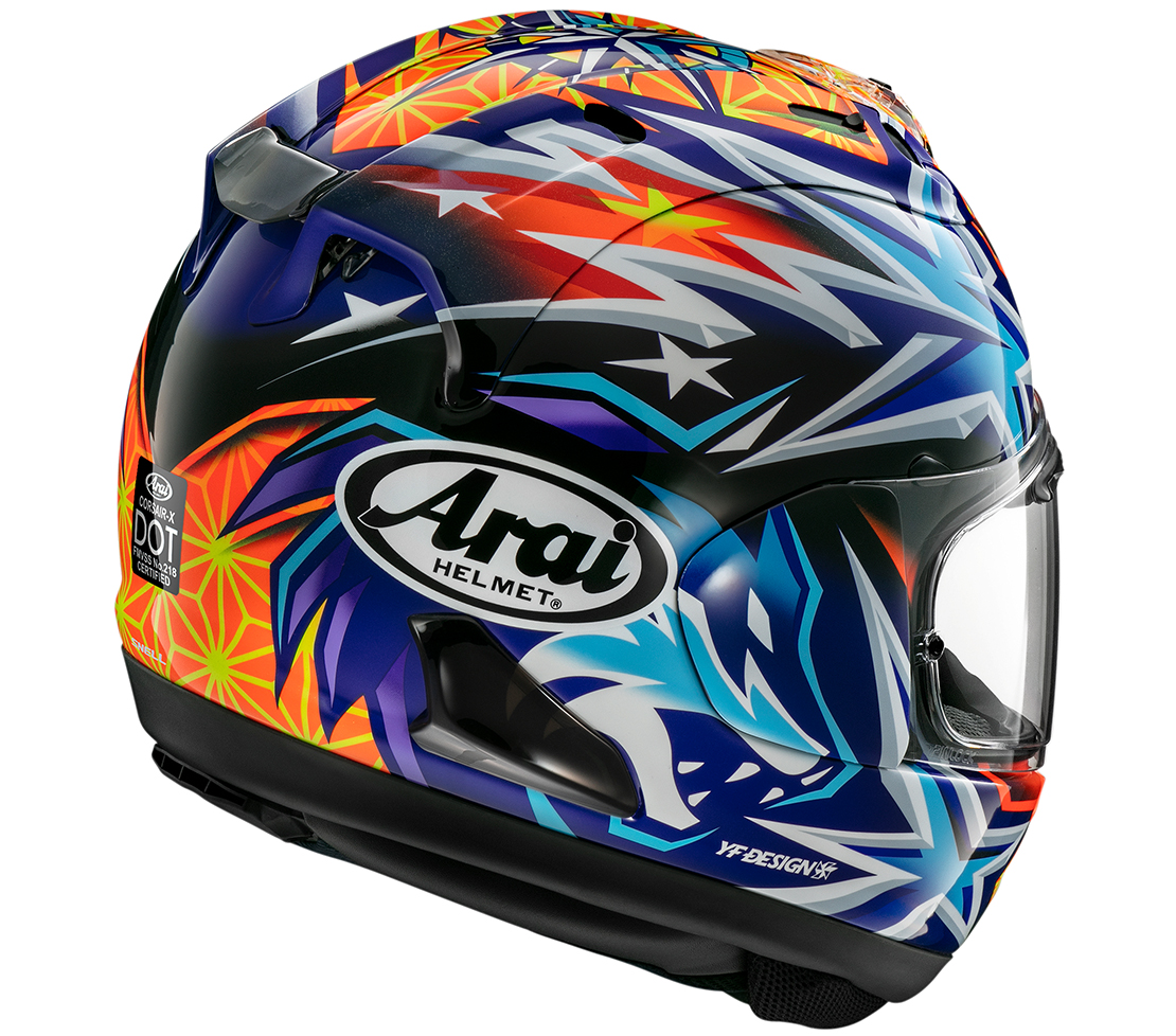Casco Arai Corsair-X Okamoto Compass - Imagen 2